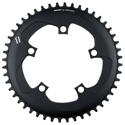 SRAM X-SYNC 11 Speed Road Chain Ring (Black) - Matte Black - 50t, Matte Black